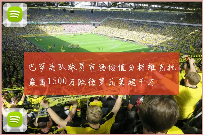 巴萨离队球员市场估值分析维克托最高1500万欧德罗瓦莱超千万